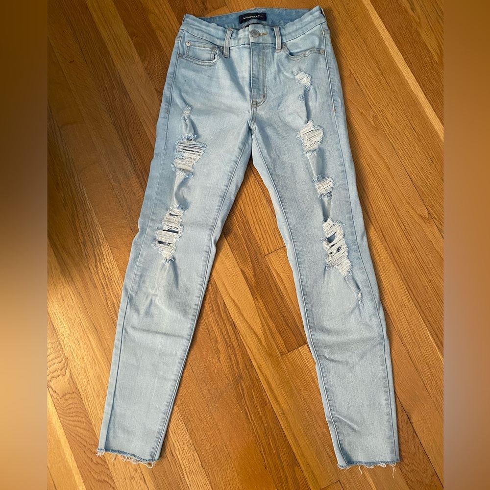 Aeropostale Women’s High Rise Curvy Jeggings